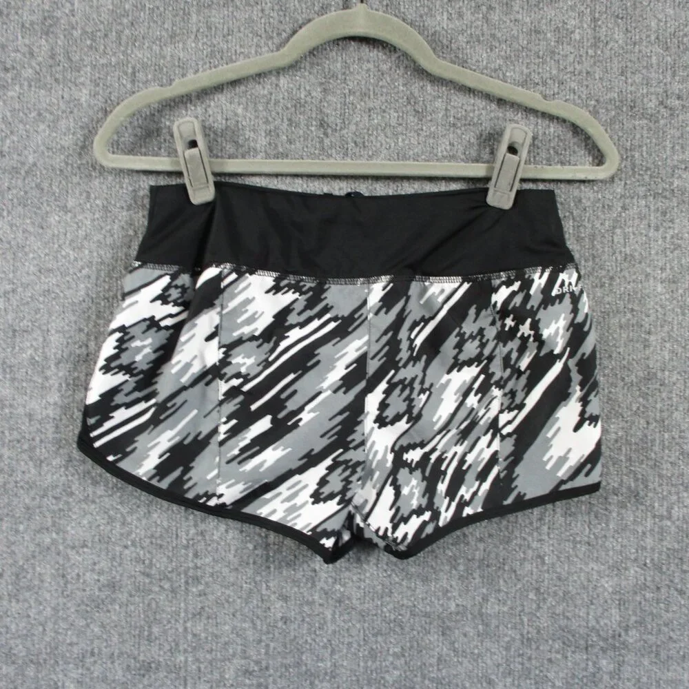 Nike Shorts Women S Black Dri Fit Geometric Athletic Run Lined Inside Pockets - Picture 2 of 12